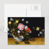 Carte Postale Vie morte des fleurs (Devant / Derrière)