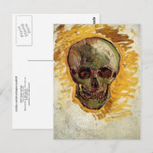 Carte Postale Vie morte du crâne (F297a) Van Gogh Fine Art (Devant / Derrière)