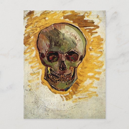 Carte Postale Vie morte du crâne (F297a) Van Gogh Fine Art (Devant)
