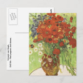Carte Postale Vie morte - Les papillons rouges (Devant / Derrière)