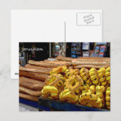 Carte Postale Vie quotidienne à Jérusalem (Devant / Derrière)