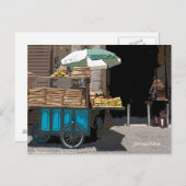 Carte Postale Vie quotidienne dans la rue de Jérusalem (Devant / Derrière)