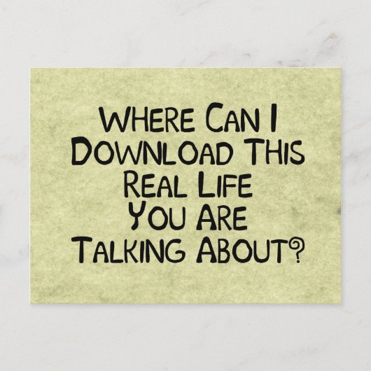 Carte Postale Vie réelle (Devant)