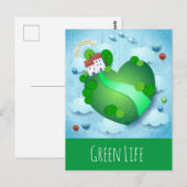 Carte Postale Vie verte (Devant / Derrière)