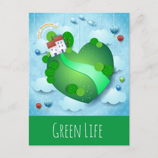 Carte Postale Vie verte (Devant)