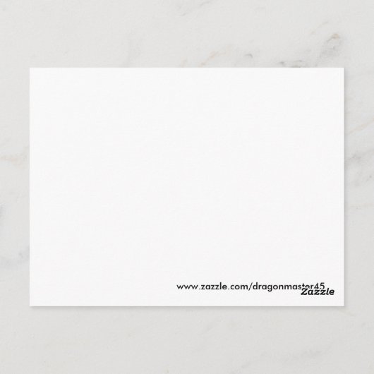 Carte Postale Vie Zoo (Dos)