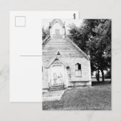 Carte Postale Vieille architecture abandonnée Indiana Church Pho (Devant / Derrière)