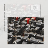 Carte Postale vieille caméra rétro (Devant / Derrière)