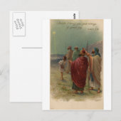 Carte Postale vieille crèche (Devant / Derrière)