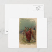 Carte Postale vieille crèche (Devant / Derrière)