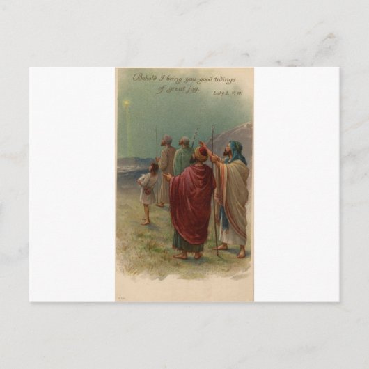 Carte Postale vieille crèche (Devant)