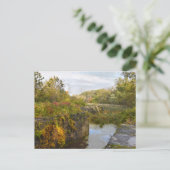 Carte Postale Vieille écluse 19 du canal Érié, New York (Debout devant)