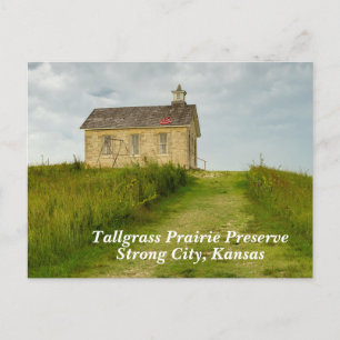 Carte Postale Vieille école sur Kansas Prairie
