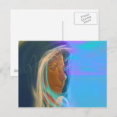 Carte Postale Vieille femme (Devant / Derrière)