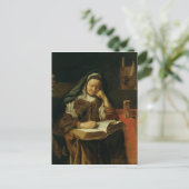 Carte Postale Vieille Femme qui dort (Debout devant)