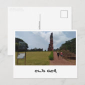Carte Postale Vieille Goa (Inde) (Devant / Derrière)