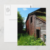 Carte Postale Vieille grange (Devant / Derrière)