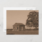 Carte Postale Vieille grange rustique (Devant / Derrière)