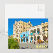 Carte Postale Vieille Habana, Cuba (Devant / Derrière)