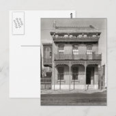 Carte Postale Vieille Maison du Quartier Français (Devant / Derrière)