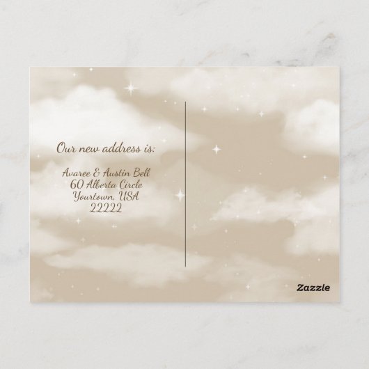 Carte Postale Vieille Scène Ouest Nous sommes en train de bouger (Dos)