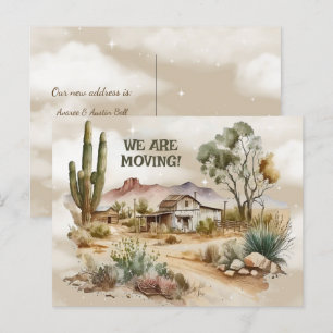 Carte Postale Vieille Scène Ouest Nous sommes en train de bouger