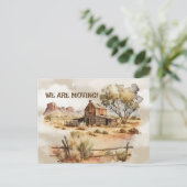 Carte Postale Vieille Scène Ouest Nous sommes en train de bouger (Debout devant)