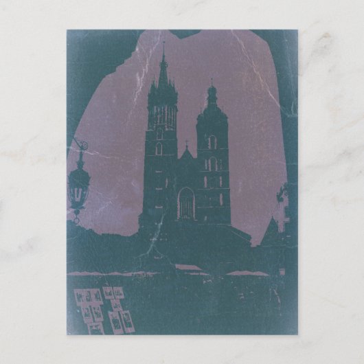 Carte Postale Vieille ville Cracovie Pologne (Devant)