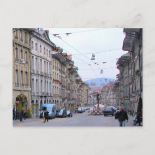 Carte Postale Vieille ville de Berne - Rue commerçante principal