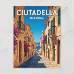Carte Postale Vieille ville de Ciutadella Espagne