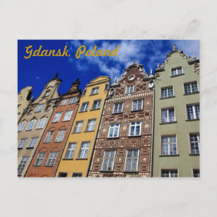 Carte Postale Vieille ville de Gdansk, Pologne