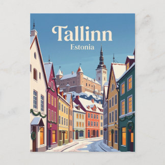 Carte Postale Vieille ville de Tallinn Estonie