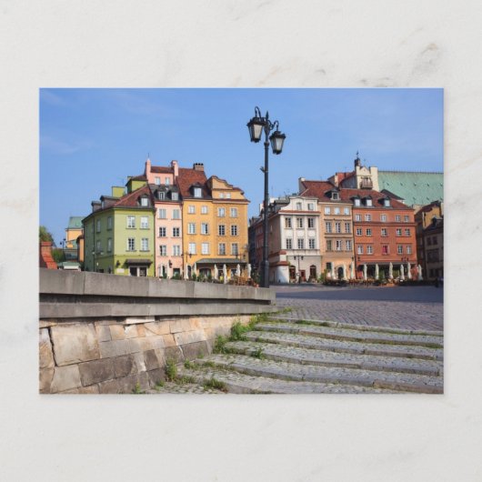 Carte Postale Vieille ville de Varsovie (Devant)