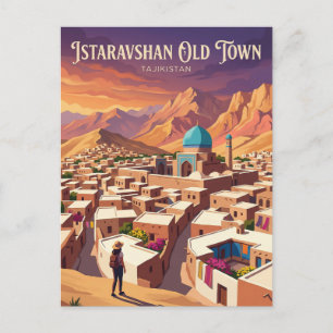 Carte Postale Vieille ville d'Istaravshan Tadjikistan