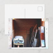 Carte Postale Vieille voiture (Devant / Derrière)