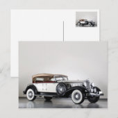 Carte Postale Vieille voiture 42 (Devant / Derrière)