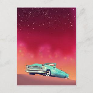 Carte Postale Vieille voiture de collection
