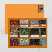 Carte Postale vieilles billes en boîtes (Devant / Derrière)