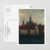 Carte Postale Vieilles maisons avec Nouvelle église, Vincent van (Devant / Derrière)