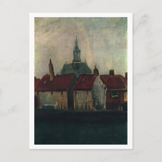 Carte Postale Vieilles maisons avec Nouvelle église, Vincent van (Devant)