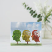 Carte Postale Vieillissement du cerveau (Debout devant)