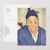 Carte Postale Vielle femme d'Arles, Vincent van Gogh (Devant / Derrière)