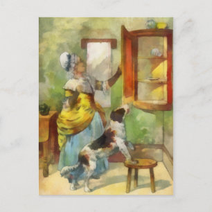 Carte Postale Vielle mère Hubbard