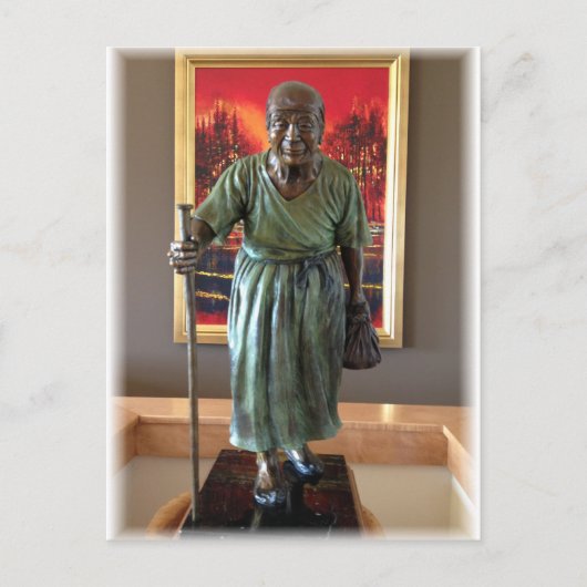 Carte Postale Vielle sculpture (Devant)