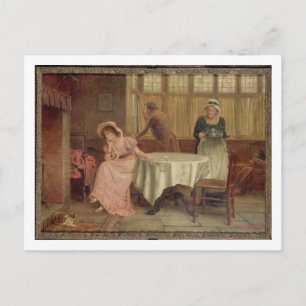 Carte Postale 'Viendra-t-il ?' (huile sur toile)