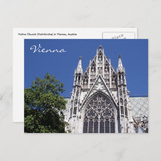 Carte Postale vienne (Devant / Derrière)