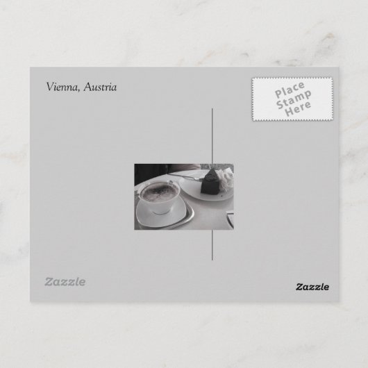 Carte Postale Vienne (Dos)