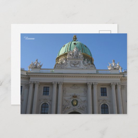 Carte Postale Vienne Autriche (Devant / Derrière)