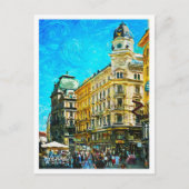 Carte Postale Vienne Autriche Belle peinture à huile paysage (Devant)