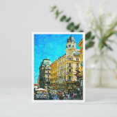 Carte Postale Vienne Autriche Belle peinture à huile paysage (Debout devant)